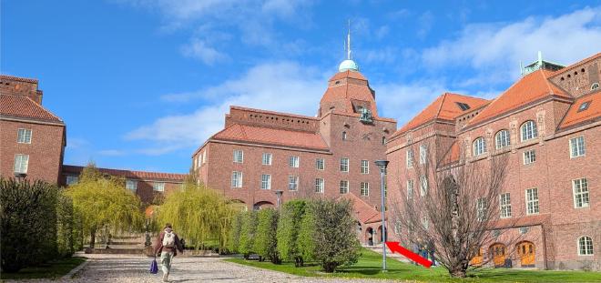 Entrance of the club